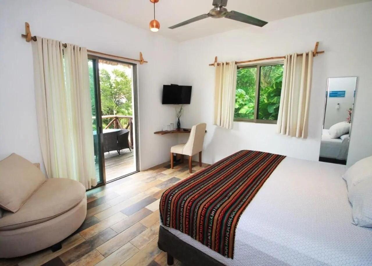 Hotel Pancho Villas Bacalar - Kayyaks Gratis Bagian luar foto