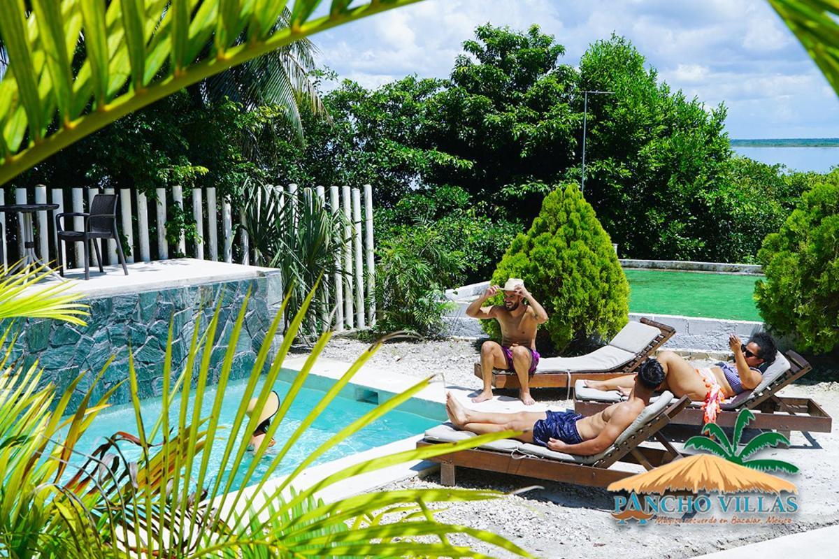 Hotel Pancho Villas Bacalar - Kayyaks Gratis Bagian luar foto