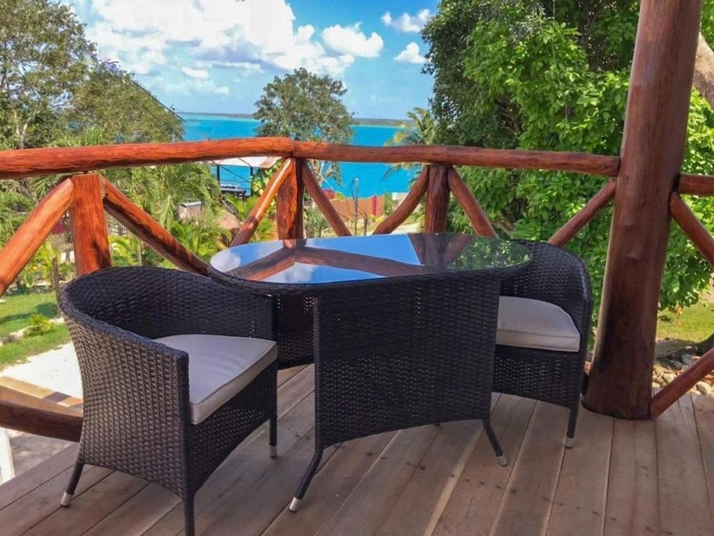 Hotel Pancho Villas Bacalar - Kayyaks Gratis Bagian luar foto